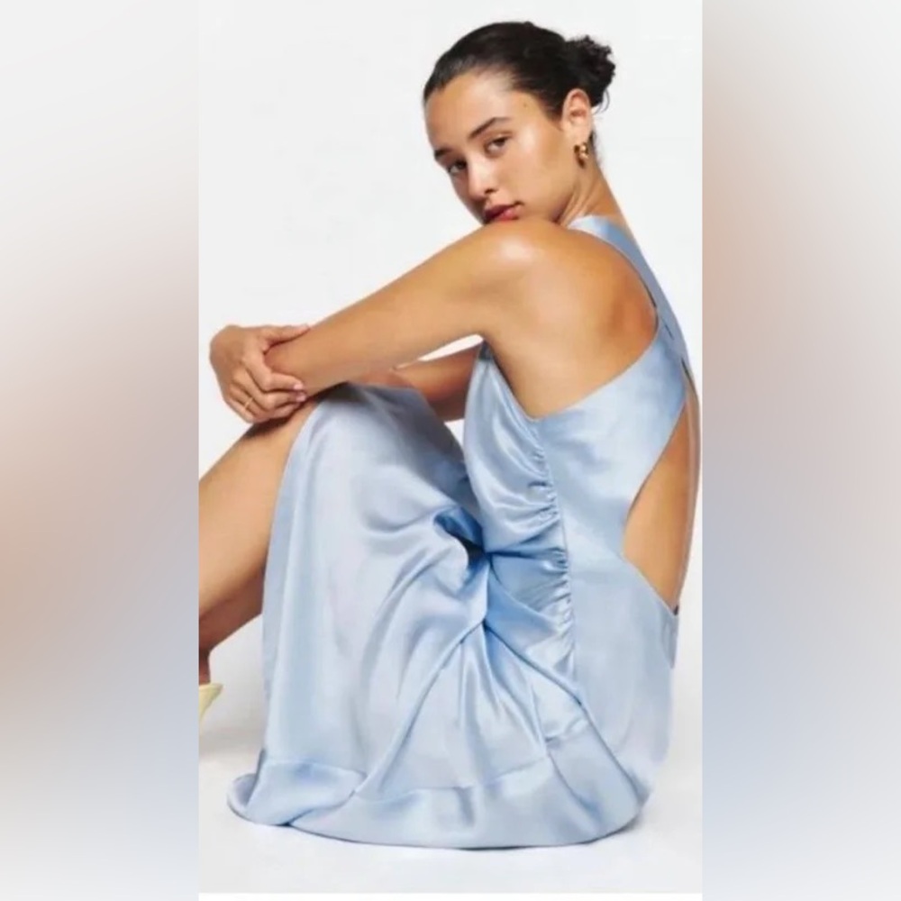 REFORMATION - Casette Silk Dress - Horizon